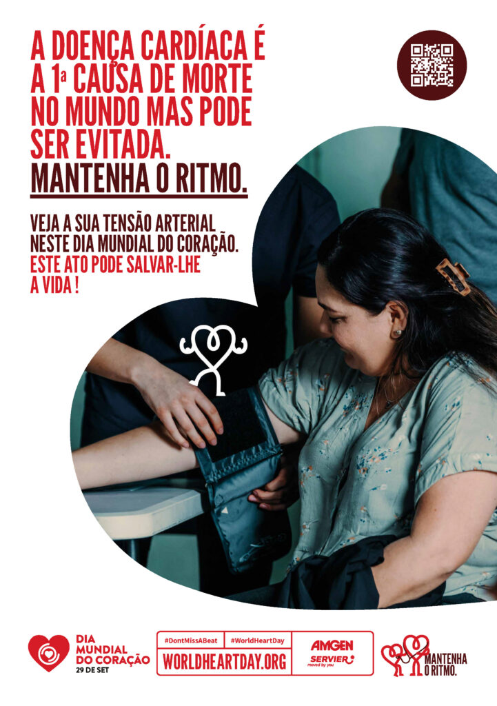 World Heart Day – Heart Health Check Poster 4 – Portuguese