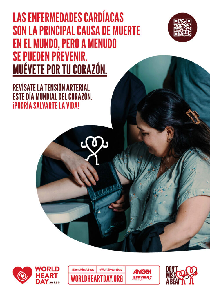 World Heart Day – Heart Health Check Poster 4 – Spanish