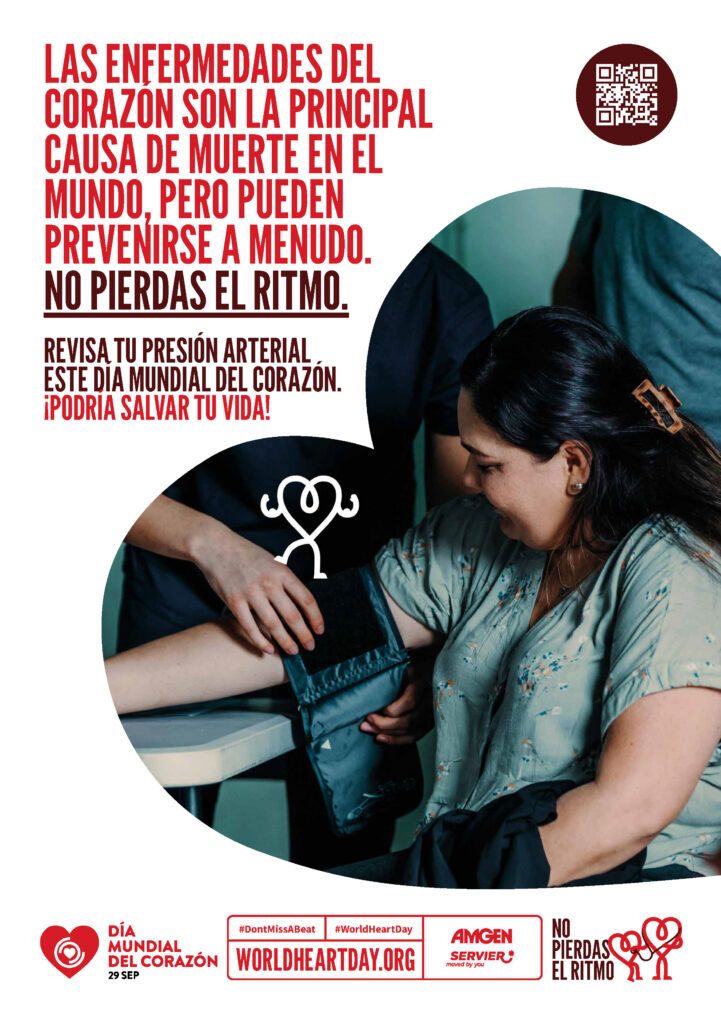World Heart Day – Heart Health Check Poster 4 – Spanish (Latin American)