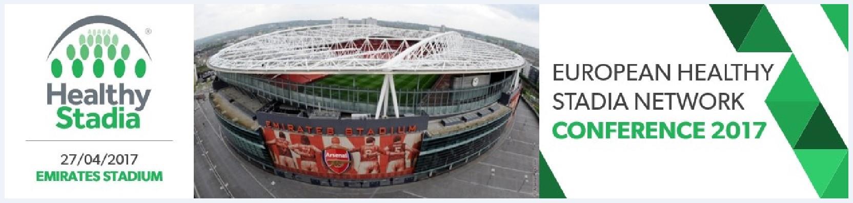 European Healthy Stadia Conference 2017: 27 April, Emirates Stadium, London