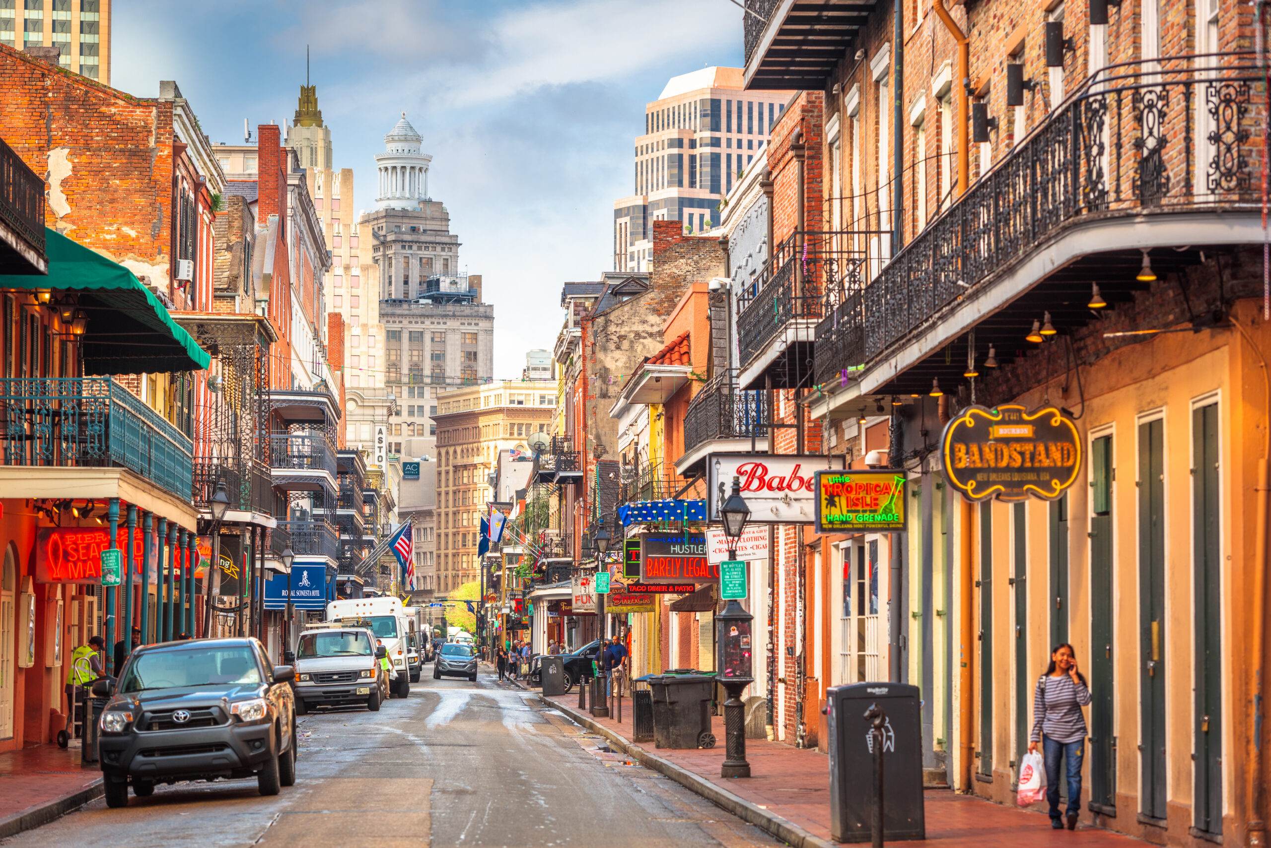 Bourbon Street in New Orleans, Louisiana