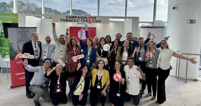 Advocating for a tobacco-free world at COP10