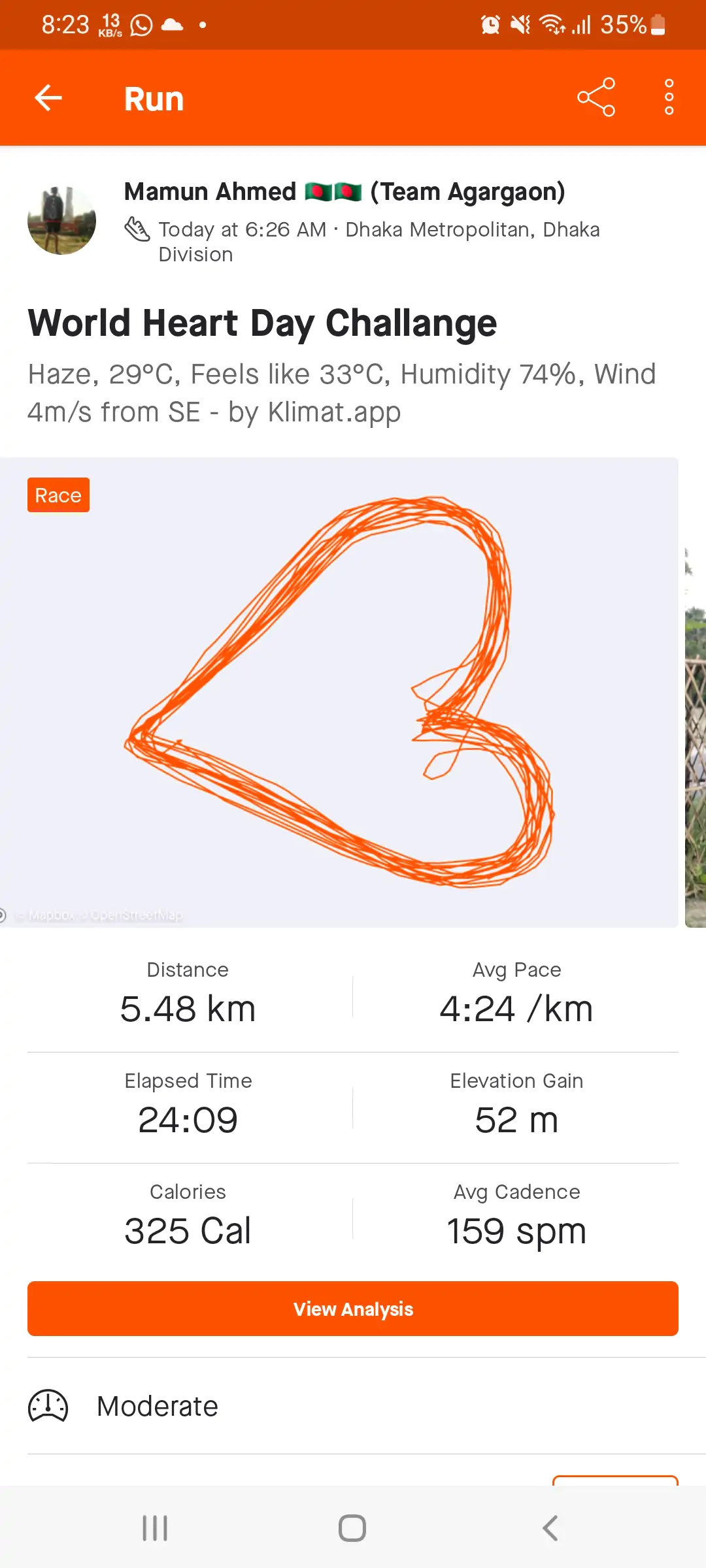 World Heart Day Challange