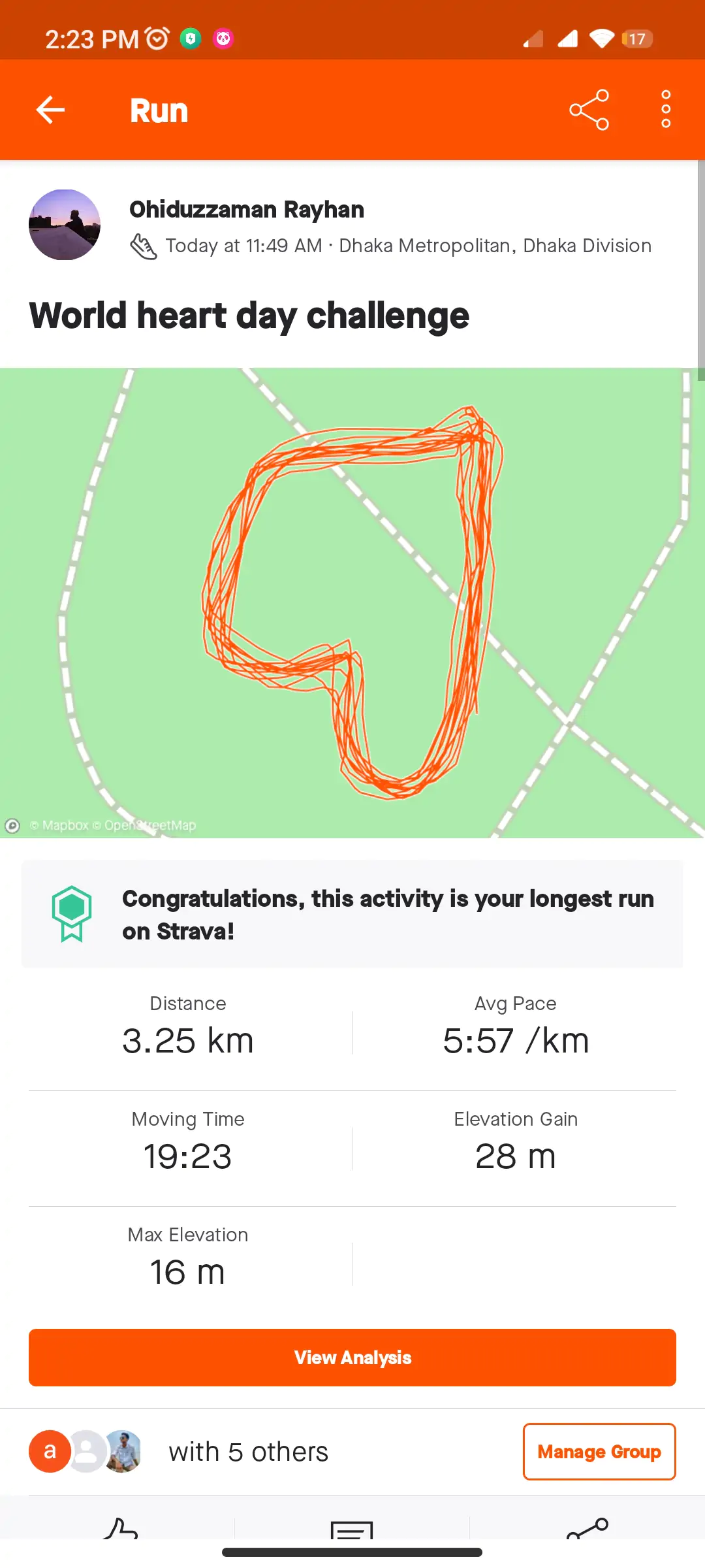 World heart day challenge
