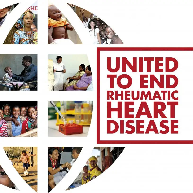 United to End Rheumatic Heart Disease campaign banner