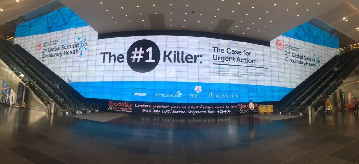2nd Global Summit on Circulatory Health billboard