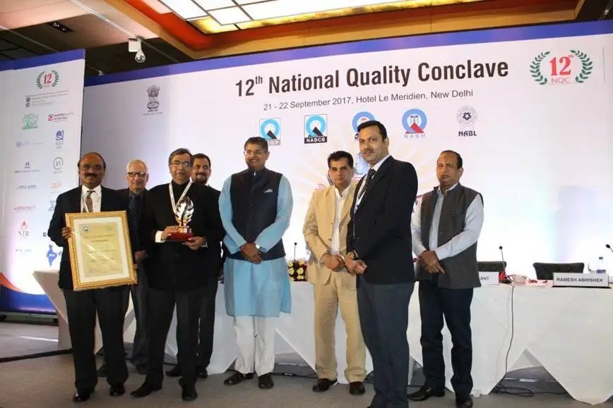 The Public Health Foundation of India (PHFI) awarded the prestigious QCI-DL Shah Platinum Award