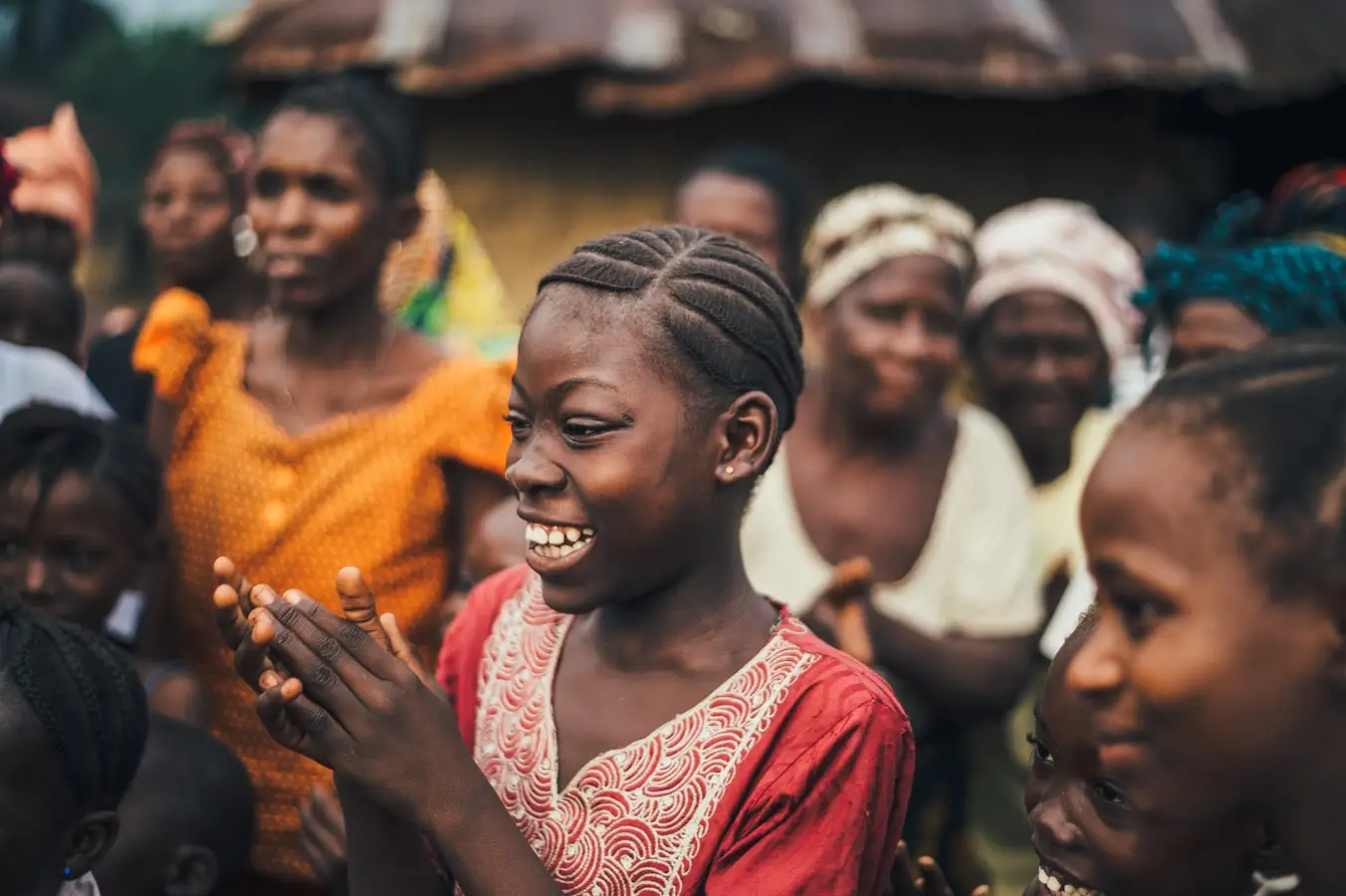 Girls in a low income area - Understanding the COVID-19 heart connection in low-resource settings