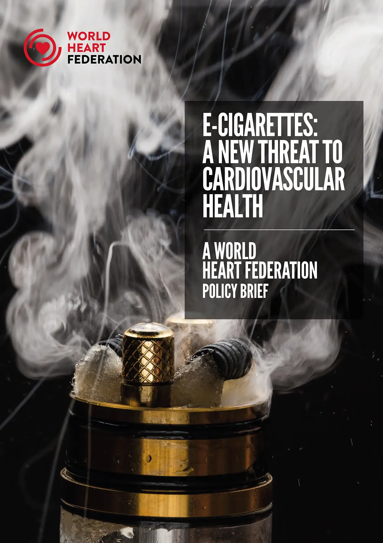 E-Cigarettes a new threat to cardiovascular health policy brief banner