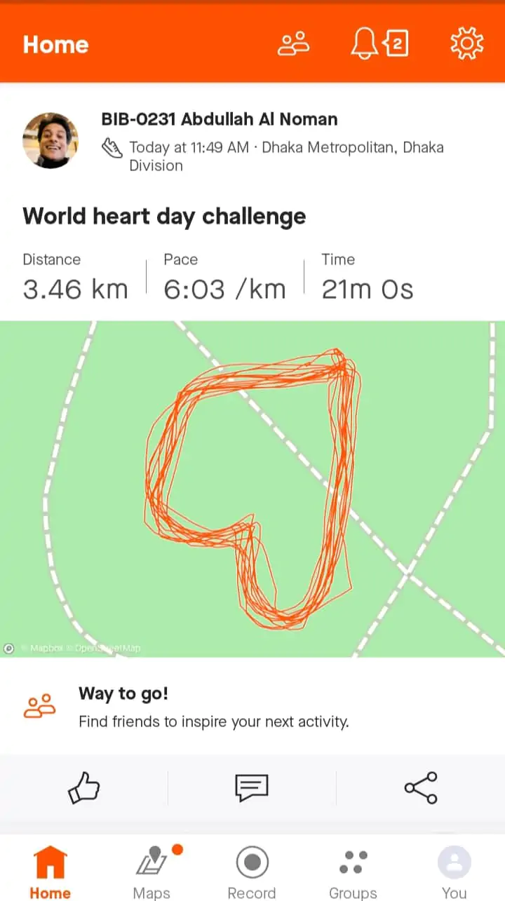 World heart day challenge