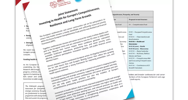 €500 Billion Disease Burden: EU Leaders Urged to Protect Investment in Cancer and Cardiovascular Health