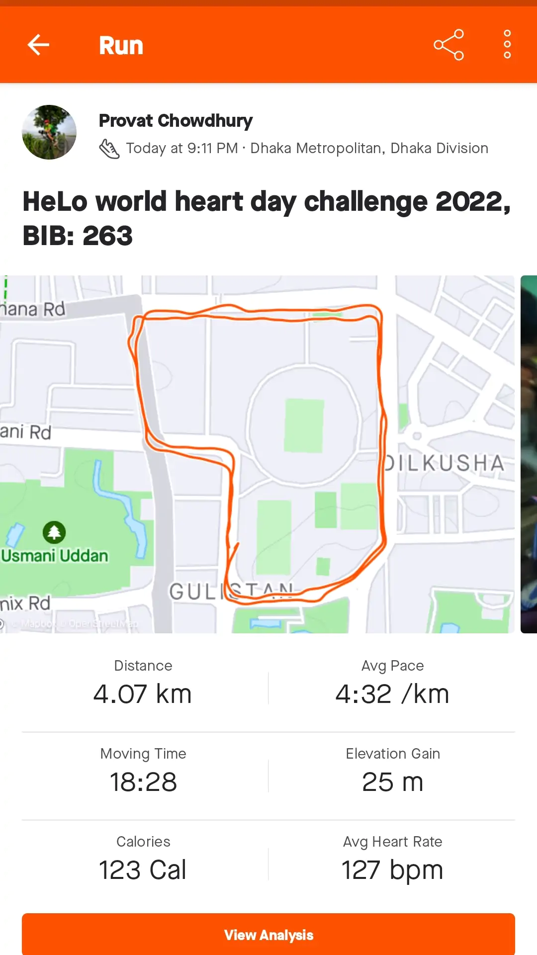 HeLo world heart day challenge 2022, BIB: 263